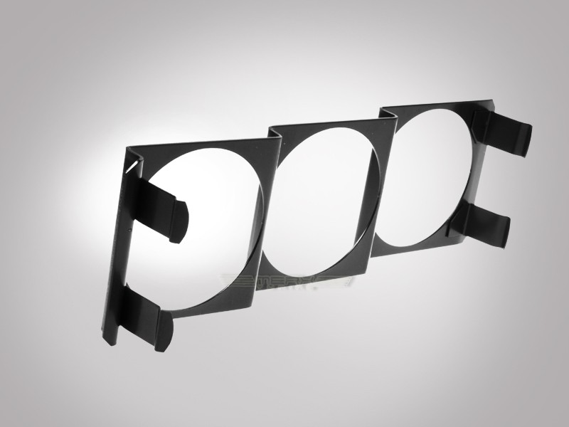 3-fach Instrumentenhalter für Radio DIN Schacht