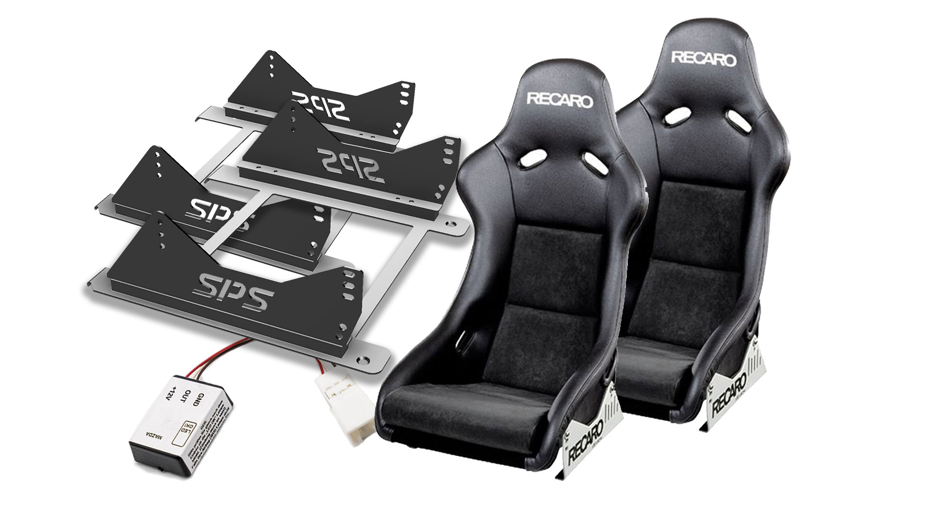 Sitzpaket mit Recaro Pole Position Kunstleder/Dinamica MX-5 ND inkl. DTC legal